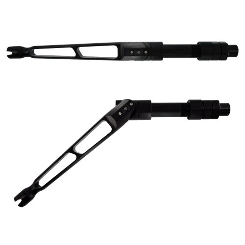 Winthrop Terminator Adjusta-Butt, short handle — Black