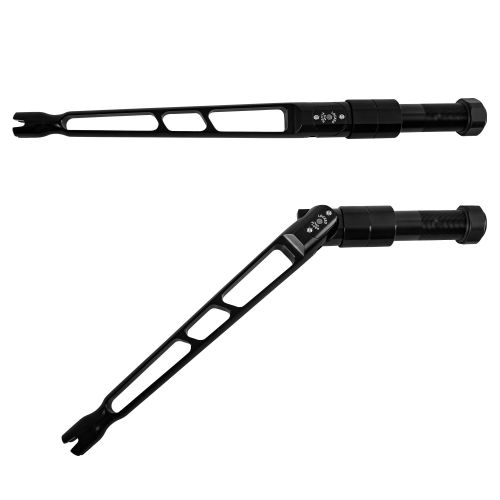 Winthrop Terminator Adjusta-Butt, long handle — Black