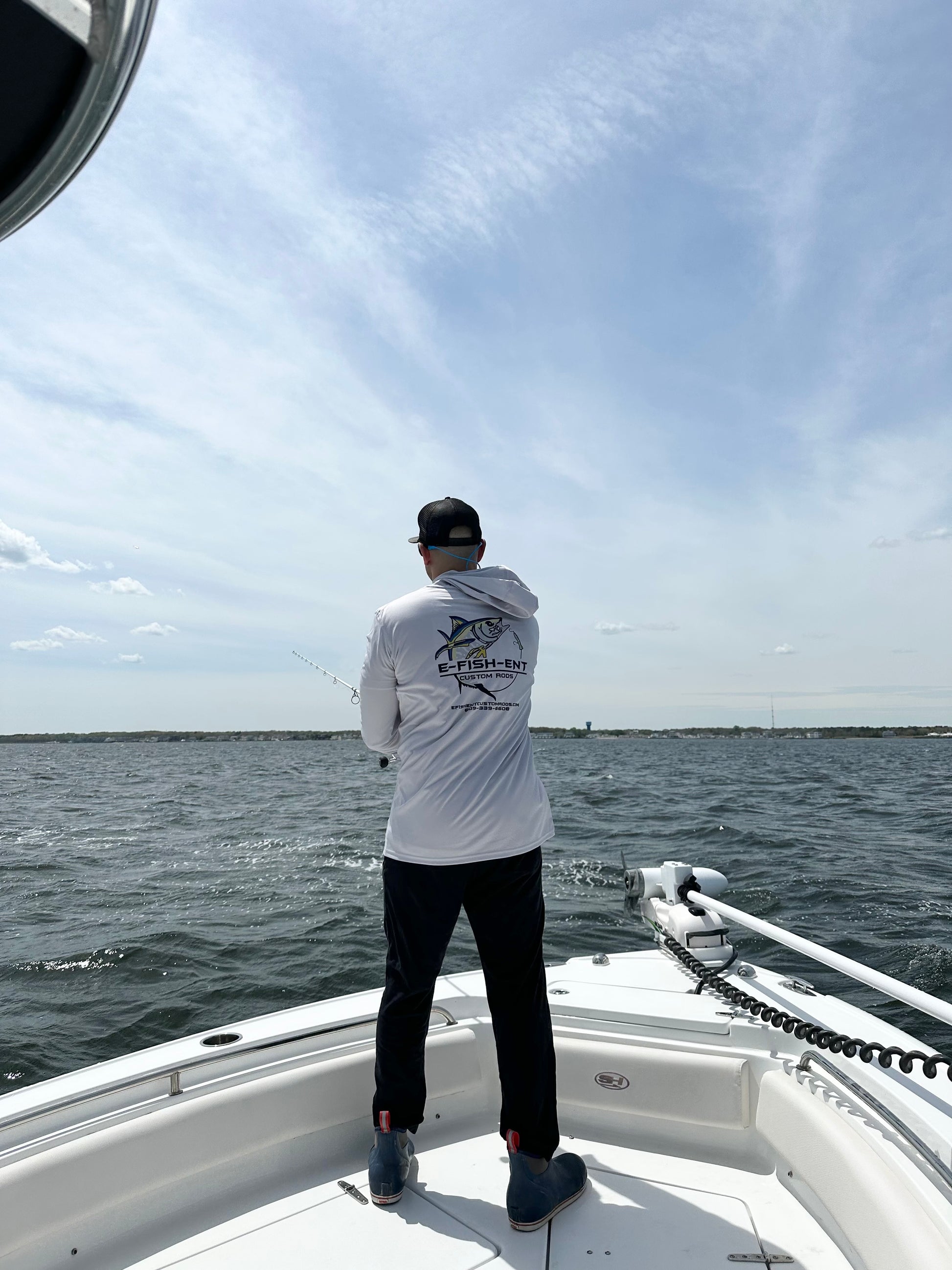Custom Printed Performance Long Sleeve UPF 30 T-shirt Fishing