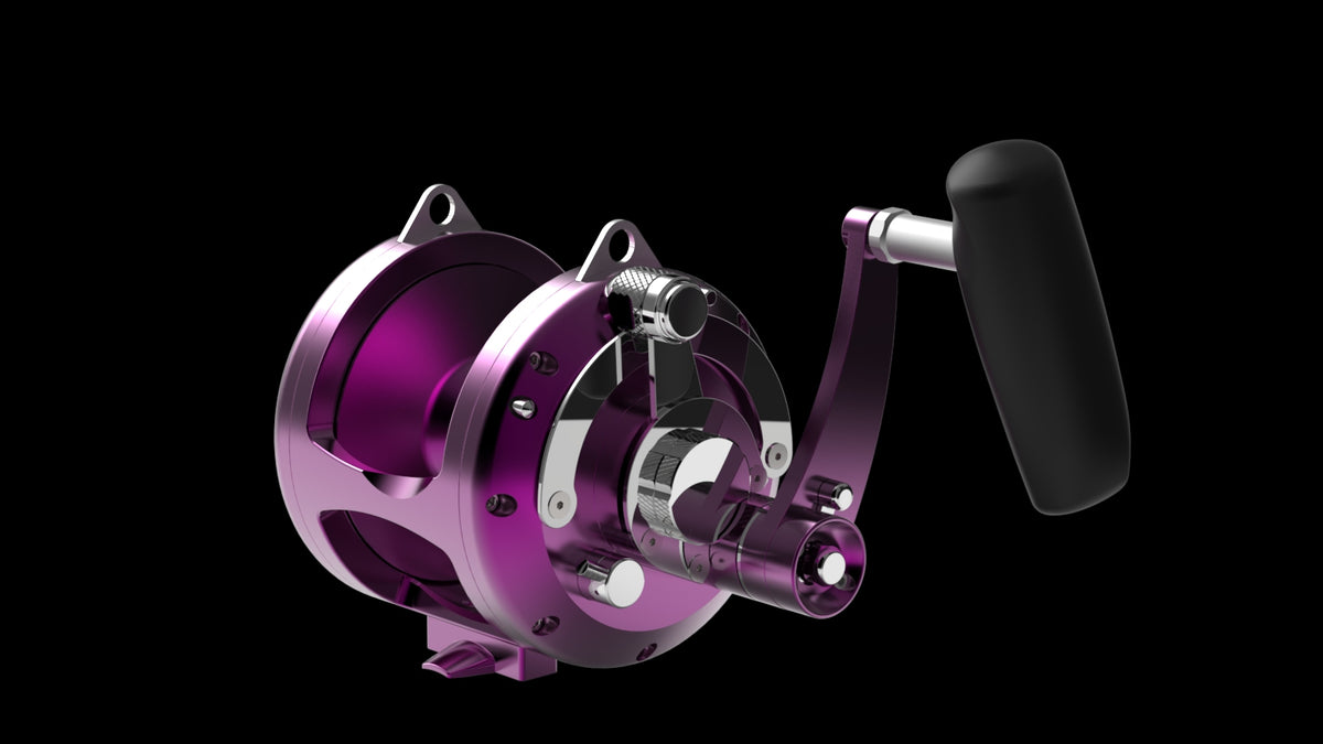 Avet EX Series lever drag reel — Purple