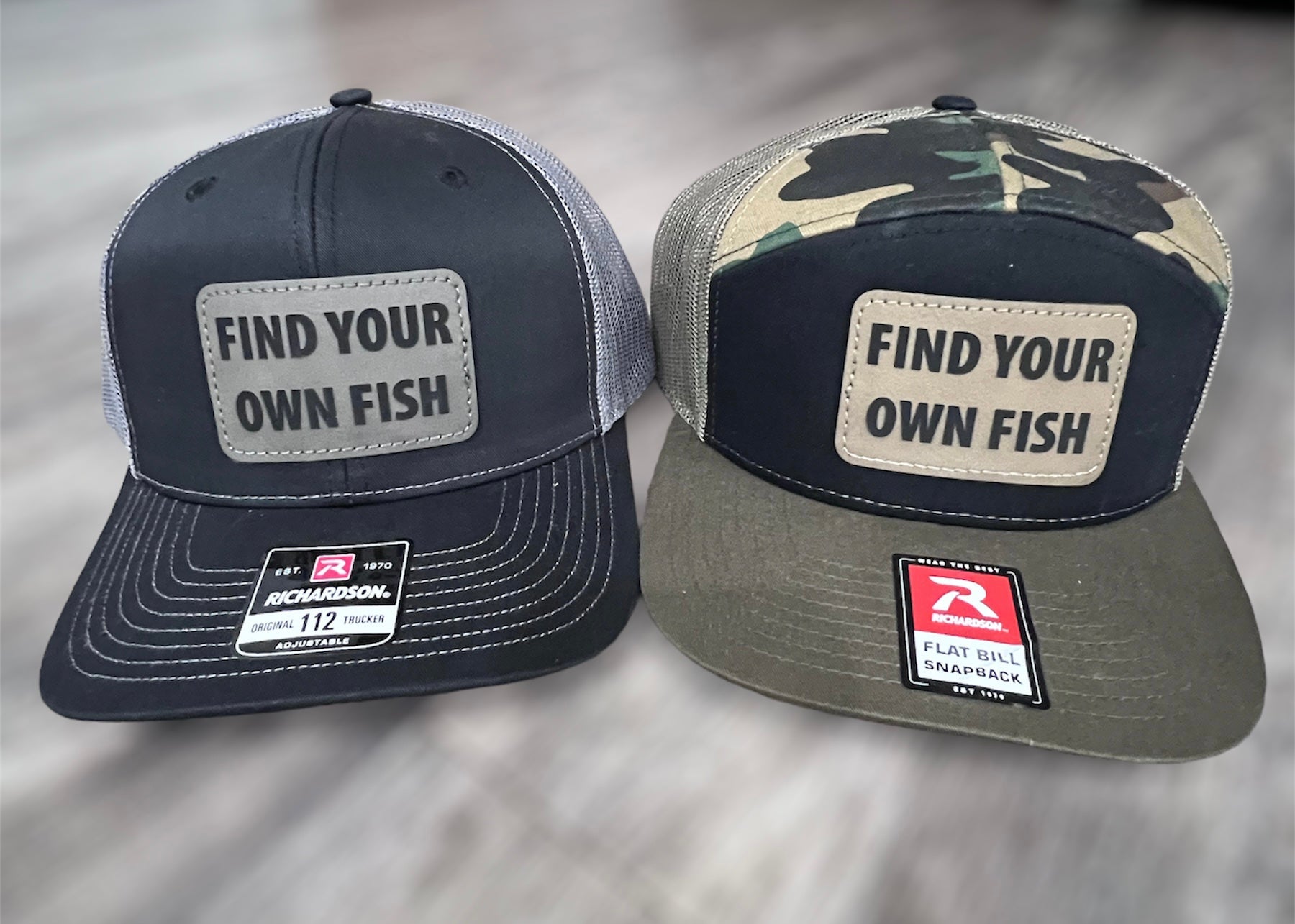 Find Your Own Fish SnapBack Hat – E-Fish-Ent Custom Rods
