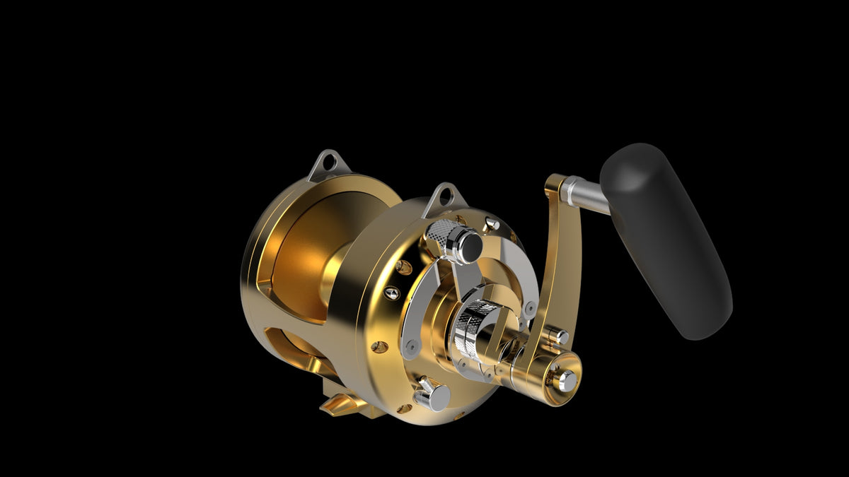 Avet T-RX Series lever drag reel — Gold