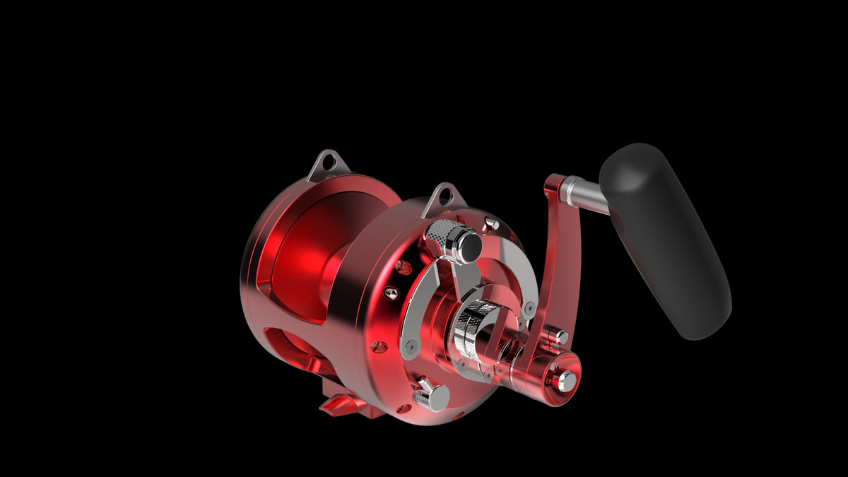 Avet T-RX Series lever drag reel — Red