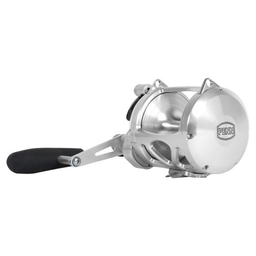 Penn International VISW 2-Speed reel, Silver — plate side