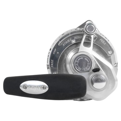 Penn International VISW 2-Speed reel, Silver — side