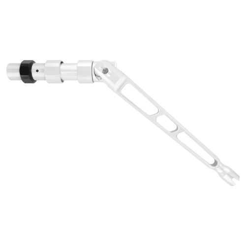 Winthrop Terminator Adjusta-Butt #4, long handle — Silver